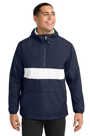 Sport-Tek Zipped Pocket Anorak. JST65