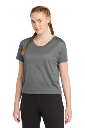 Sport-Tek Women's PosiCharge Draft Crop Tee. LST411