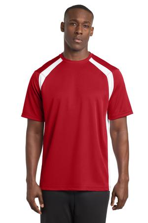Sport-Tek Dry Zone Colorblock Crew. T478