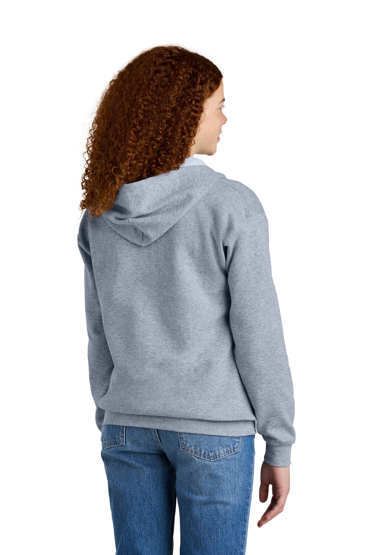 Gildan Youth Heavy Blend Full-Zip Hooded Sweatshirt. 18600B