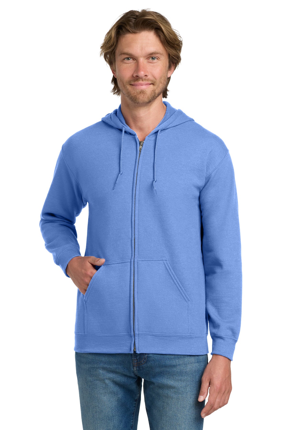 Gildan - Heavy Blend Full-Zip Hooded Sweatshirt. 18600