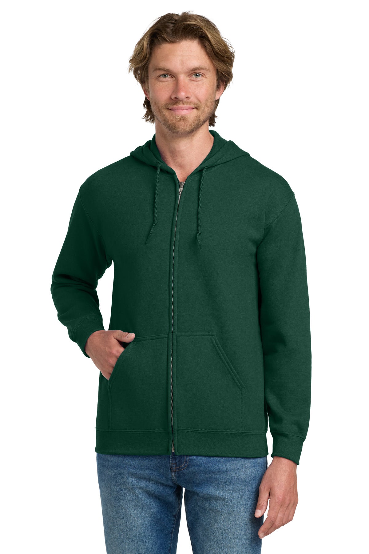Gildan - Heavy Blend Full-Zip Hooded Sweatshirt. 18600