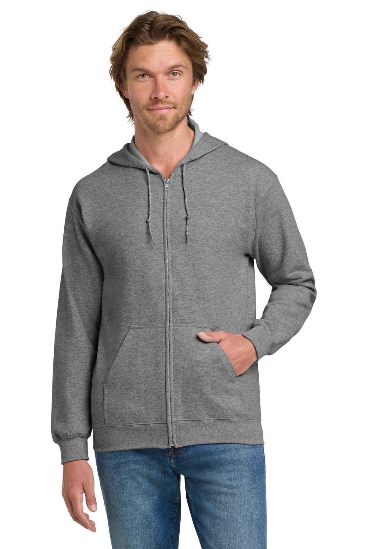 Gildan - Heavy Blend Full-Zip Hooded Sweatshirt. 18600