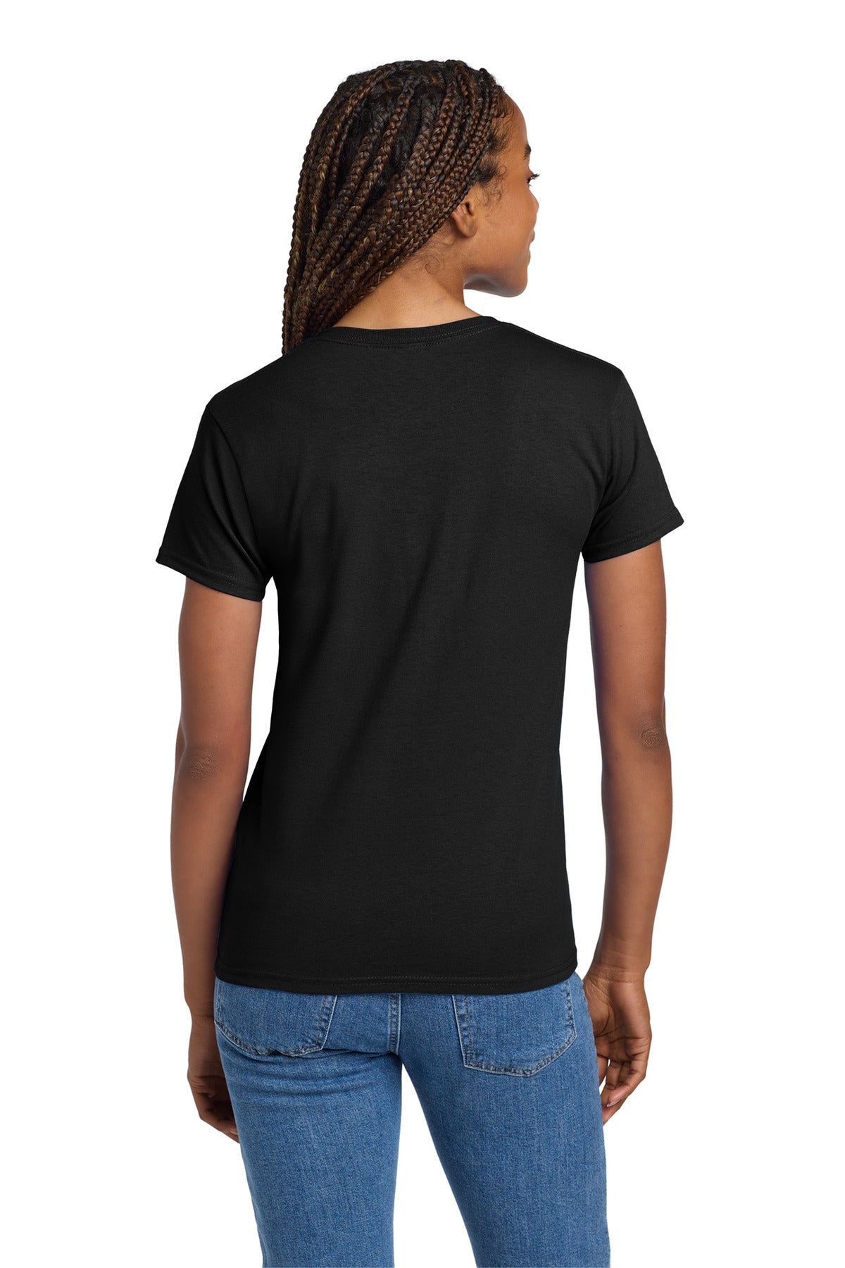 Gildan Women's Ultra Cotton 100% US Cotton T-Shirt. 2000L
