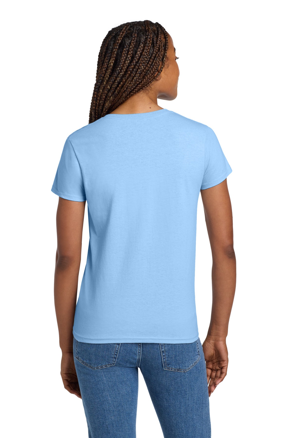 Gildan Women's Ultra Cotton 100% US Cotton T-Shirt. 2000L