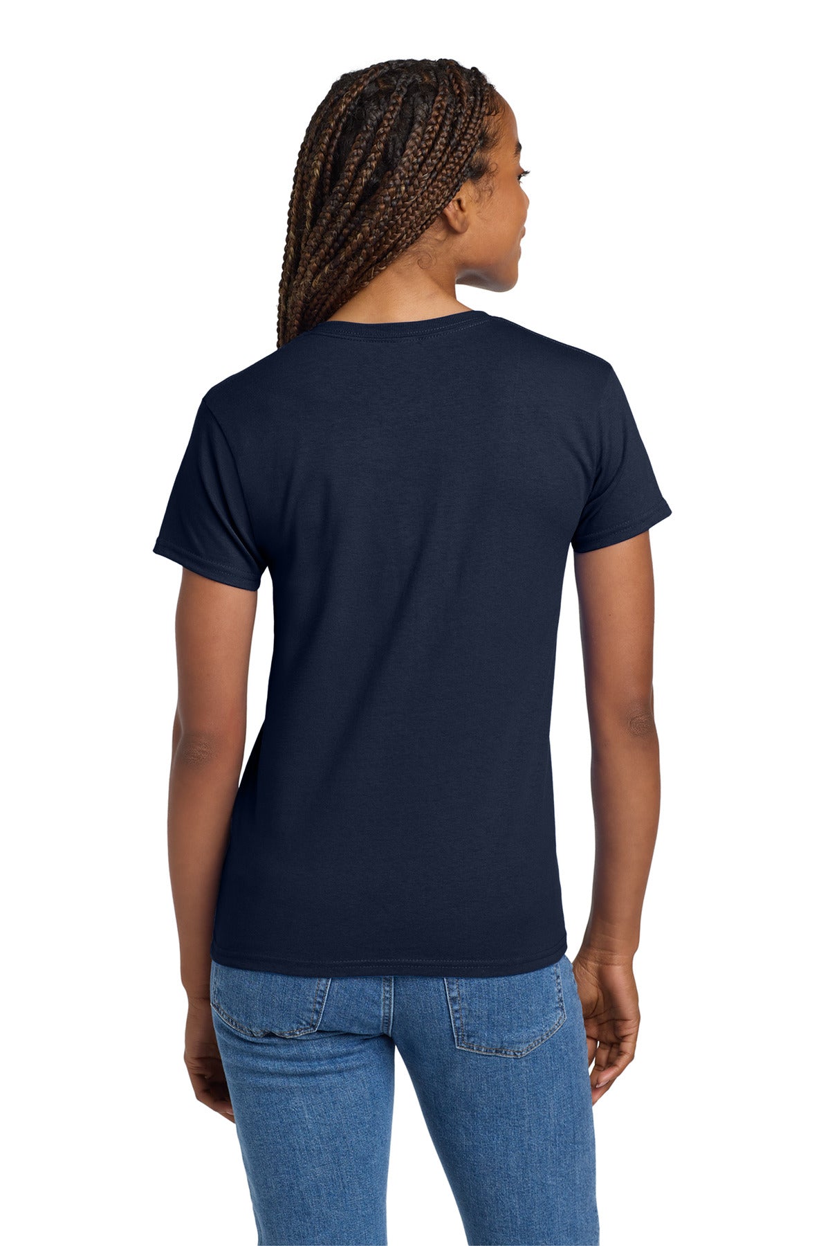 Gildan Women's Ultra Cotton 100% US Cotton T-Shirt. 2000L