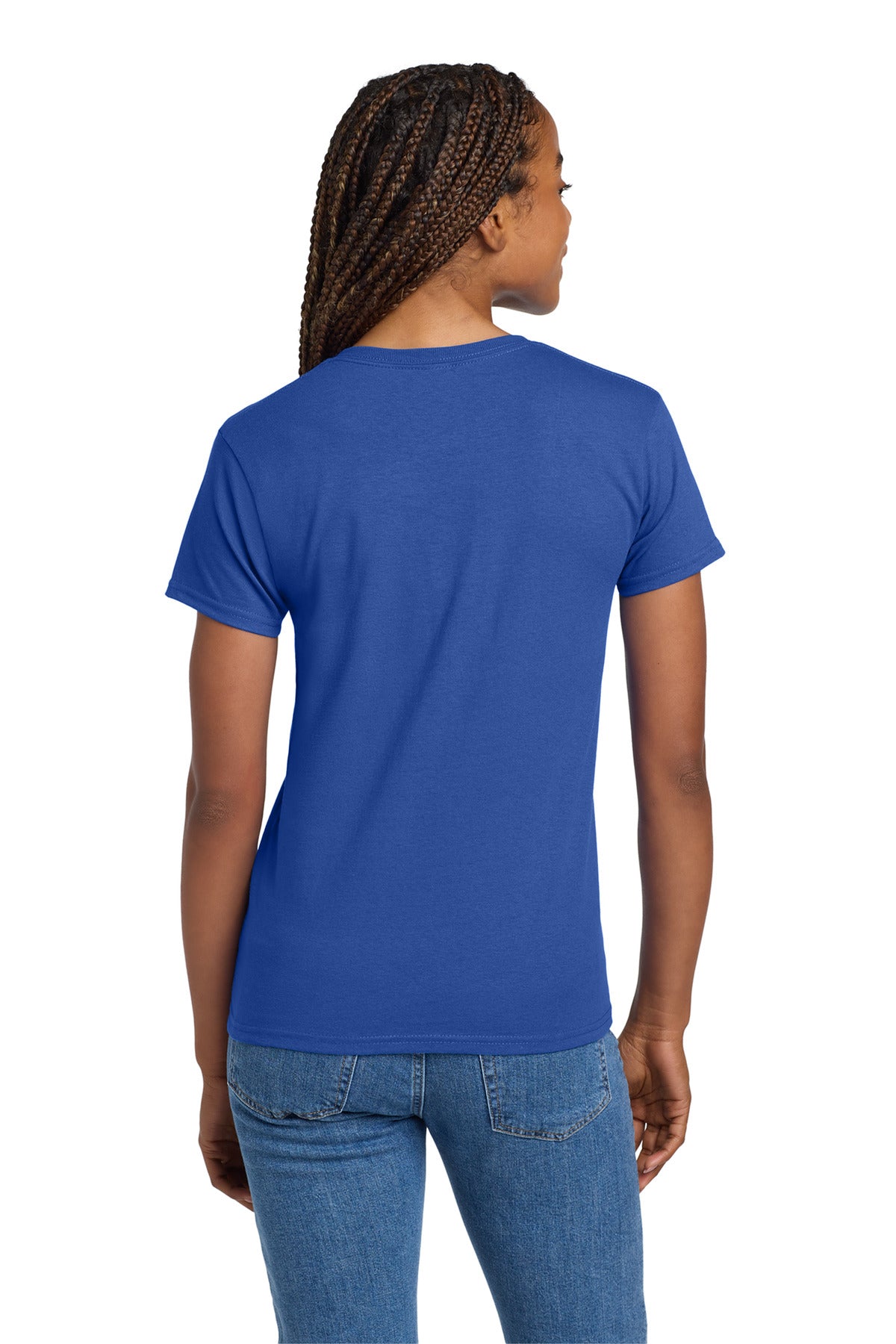 Gildan Women's Ultra Cotton 100% US Cotton T-Shirt. 2000L