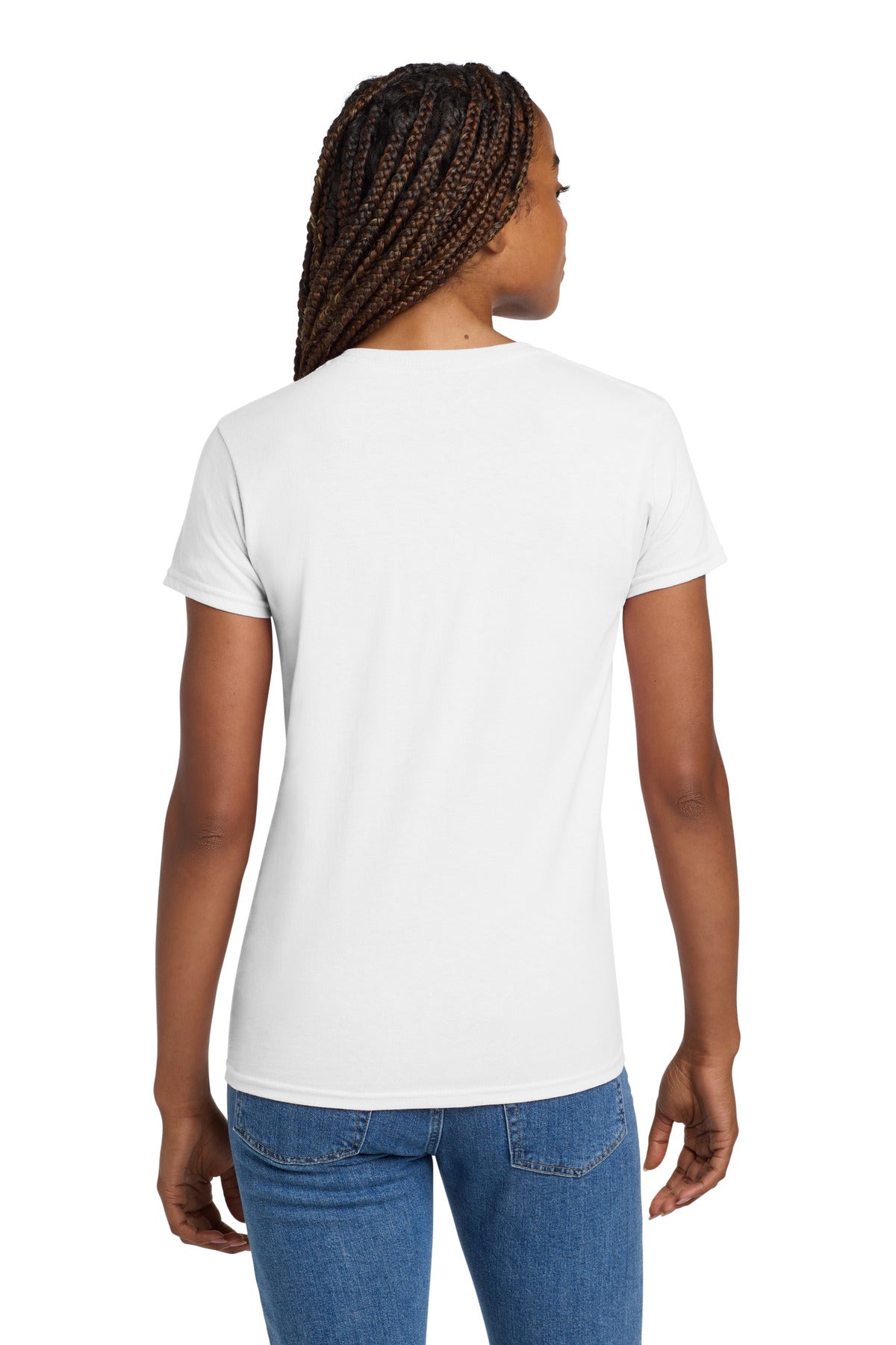 Gildan Women's Ultra Cotton 100% US Cotton T-Shirt. 2000L