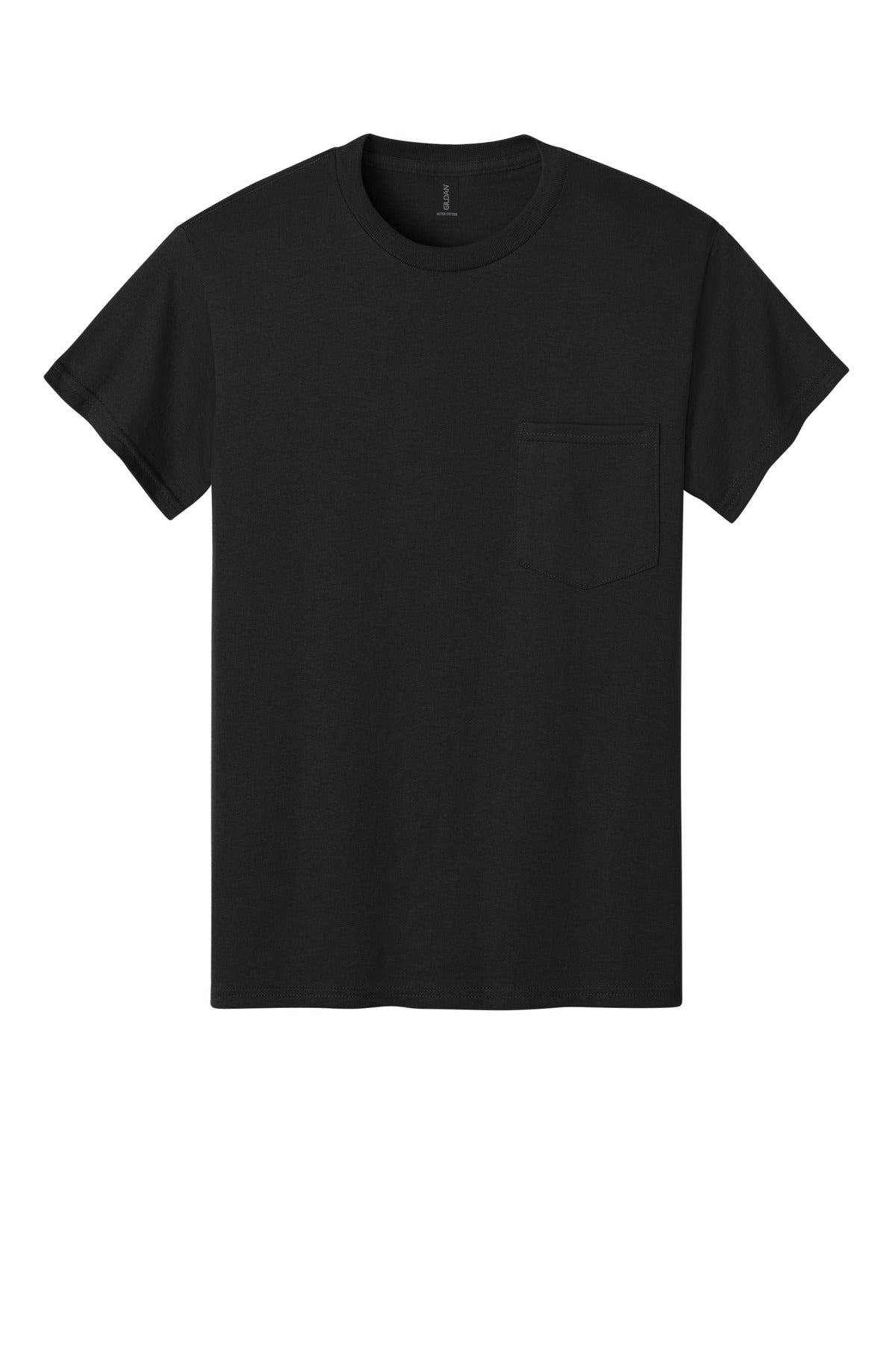 Gildan - Ultra Cotton 100% US Cotton T-Shirt with Pocket.  2300