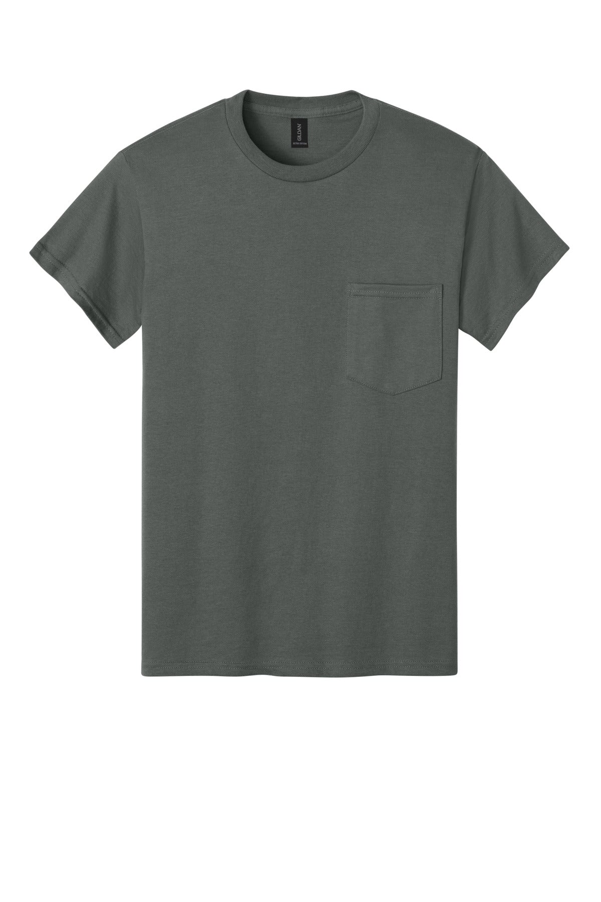 Gildan - Ultra Cotton 100% US Cotton T-Shirt with Pocket.  2300