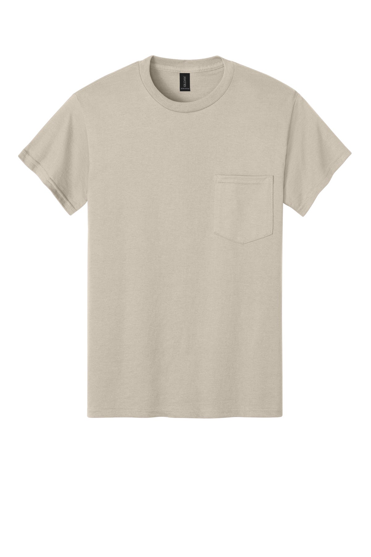Gildan - Ultra Cotton 100% US Cotton T-Shirt with Pocket.  2300