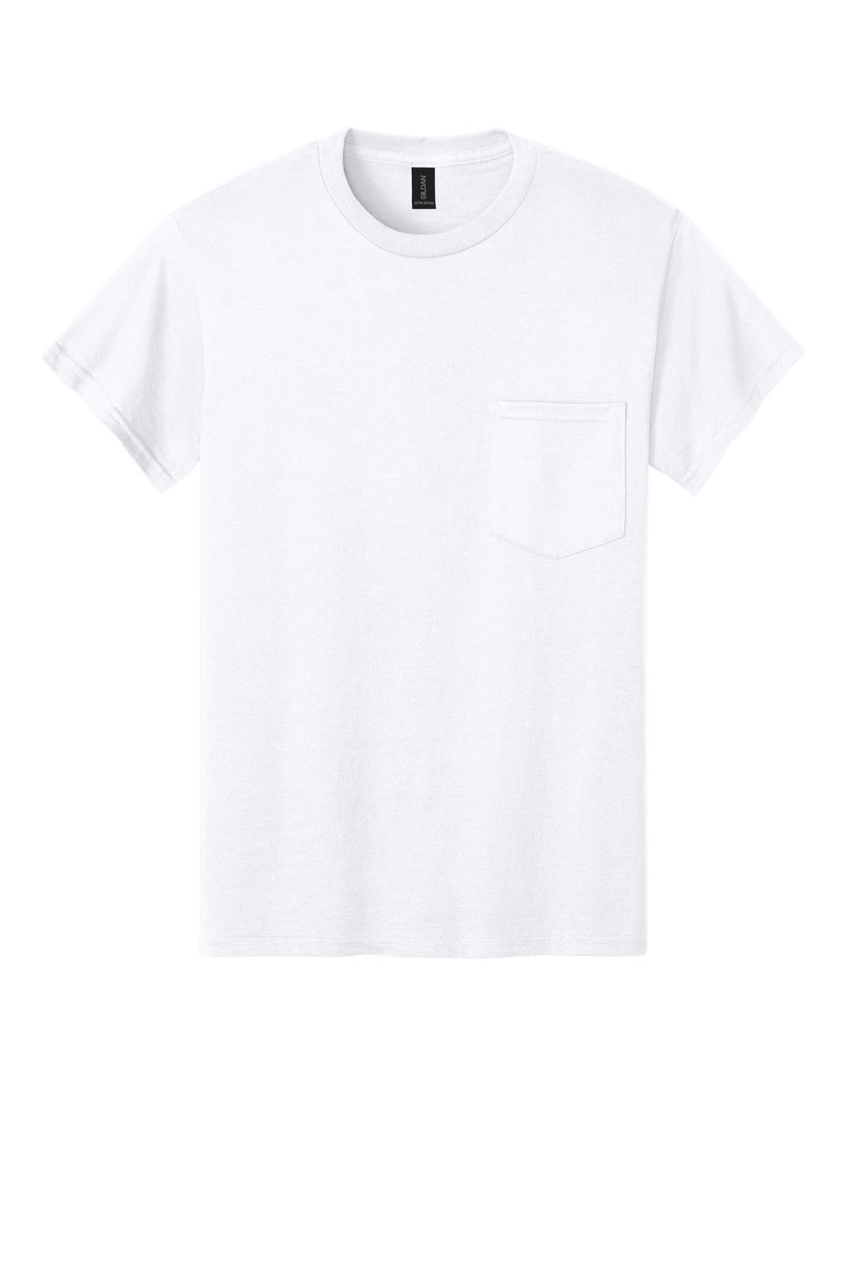 Gildan - Ultra Cotton 100% US Cotton T-Shirt with Pocket.  2300
