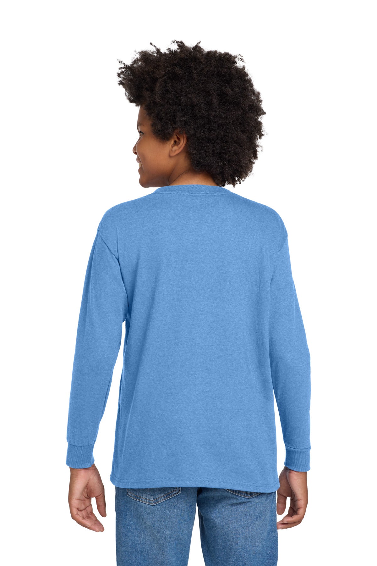 Gildan Youth Heavy Cotton 100% Cotton Long Sleeve T-Shirt. 5400B