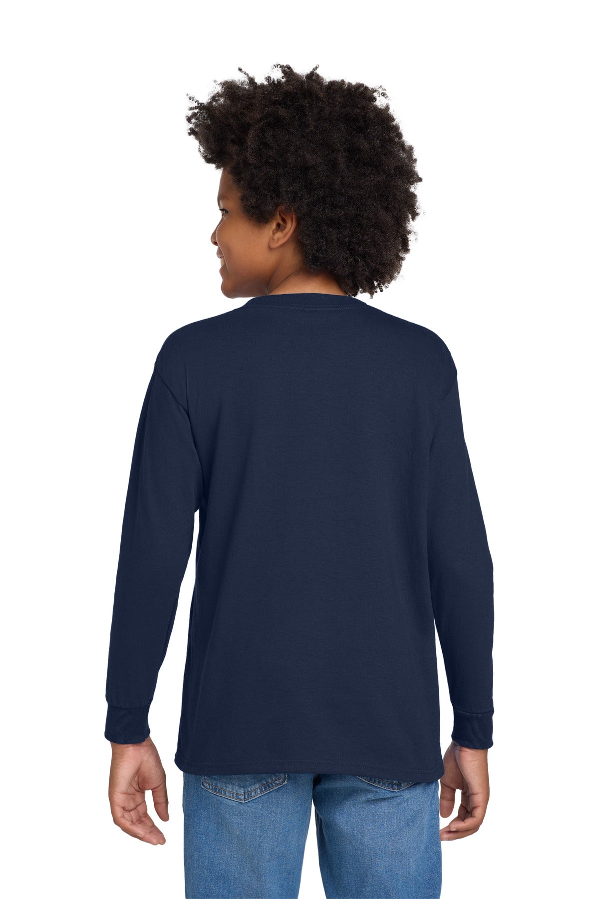 Gildan Youth Heavy Cotton 100% Cotton Long Sleeve T-Shirt. 5400B