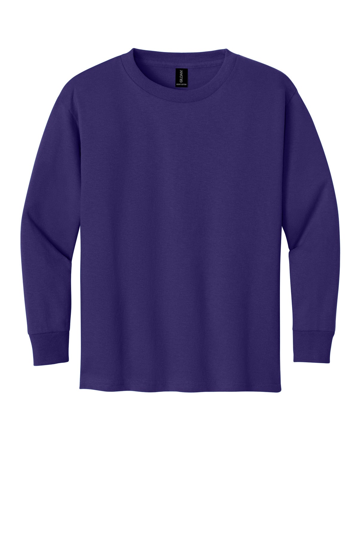 Gildan Youth Heavy Cotton 100% Cotton Long Sleeve T-Shirt. 5400B