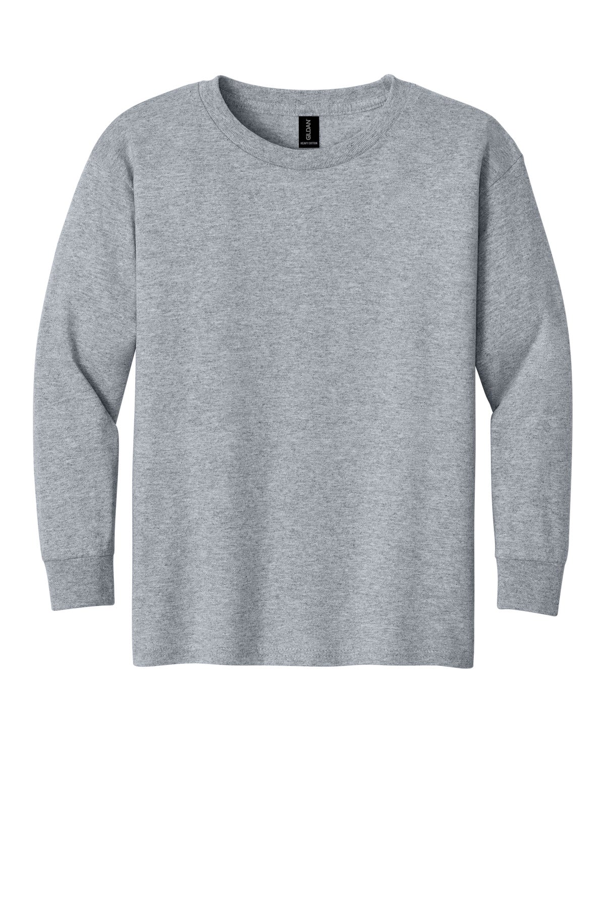 Gildan Youth Heavy Cotton 100% Cotton Long Sleeve T-Shirt. 5400B