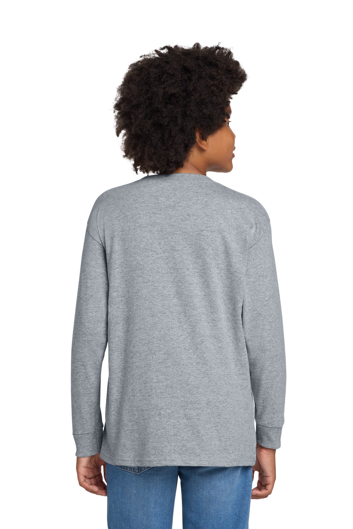 Gildan Youth Heavy Cotton 100% Cotton Long Sleeve T-Shirt. 5400B