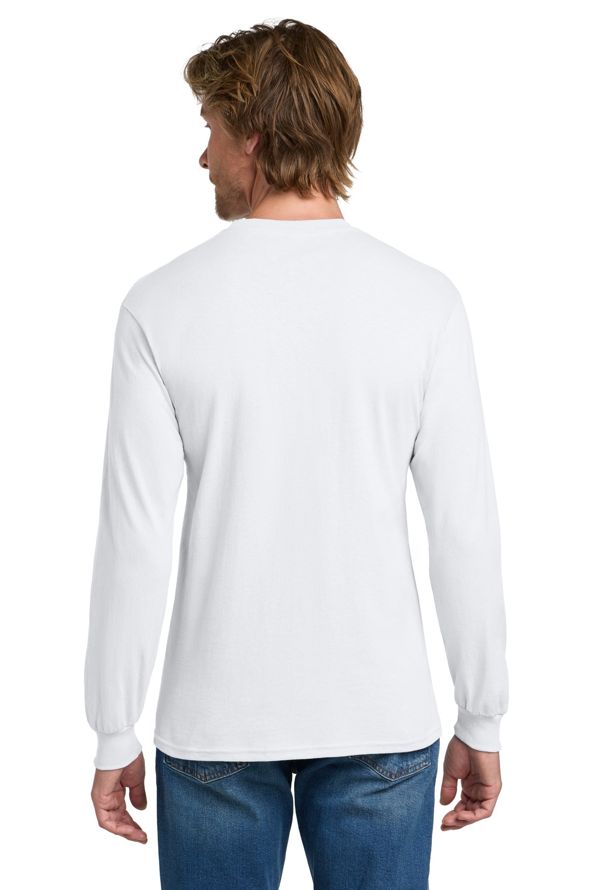 Gildan - Heavy Cotton 100% Cotton Long Sleeve T-Shirt.  5400