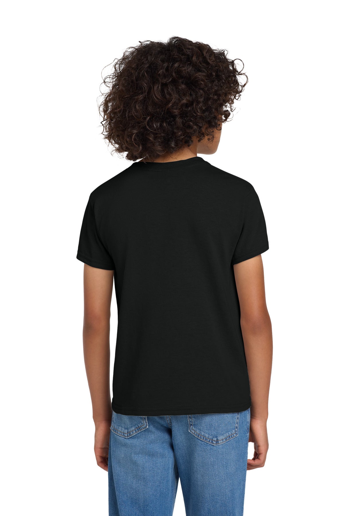 Gildan Youth DryBlend 50 Cotton/50 Poly T-Shirt.  8000B