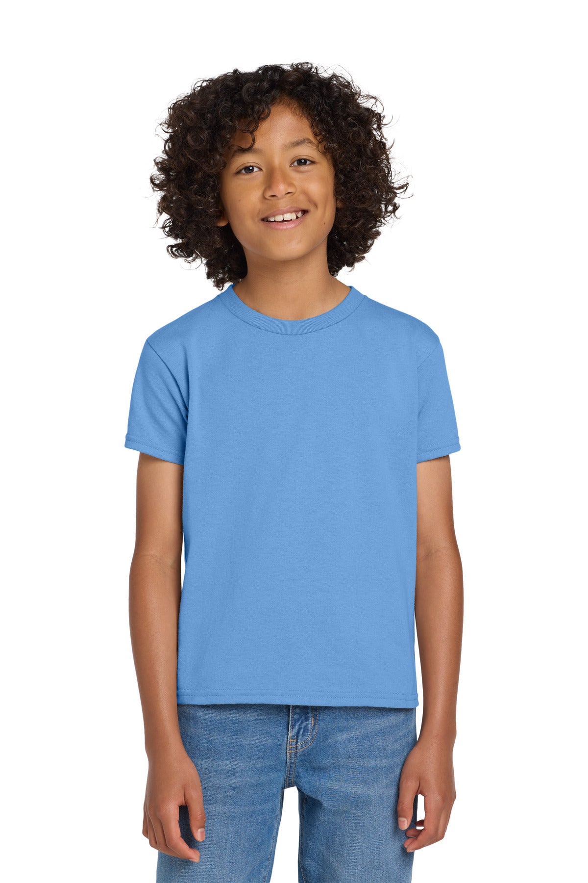 Gildan Youth DryBlend 50 Cotton/50 Poly T-Shirt.  8000B