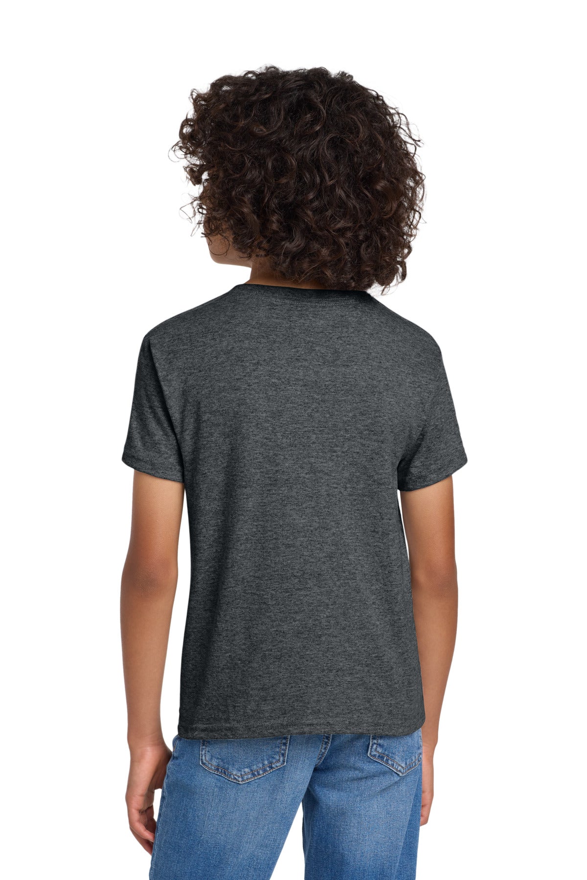 Gildan Youth DryBlend 50 Cotton/50 Poly T-Shirt.  8000B