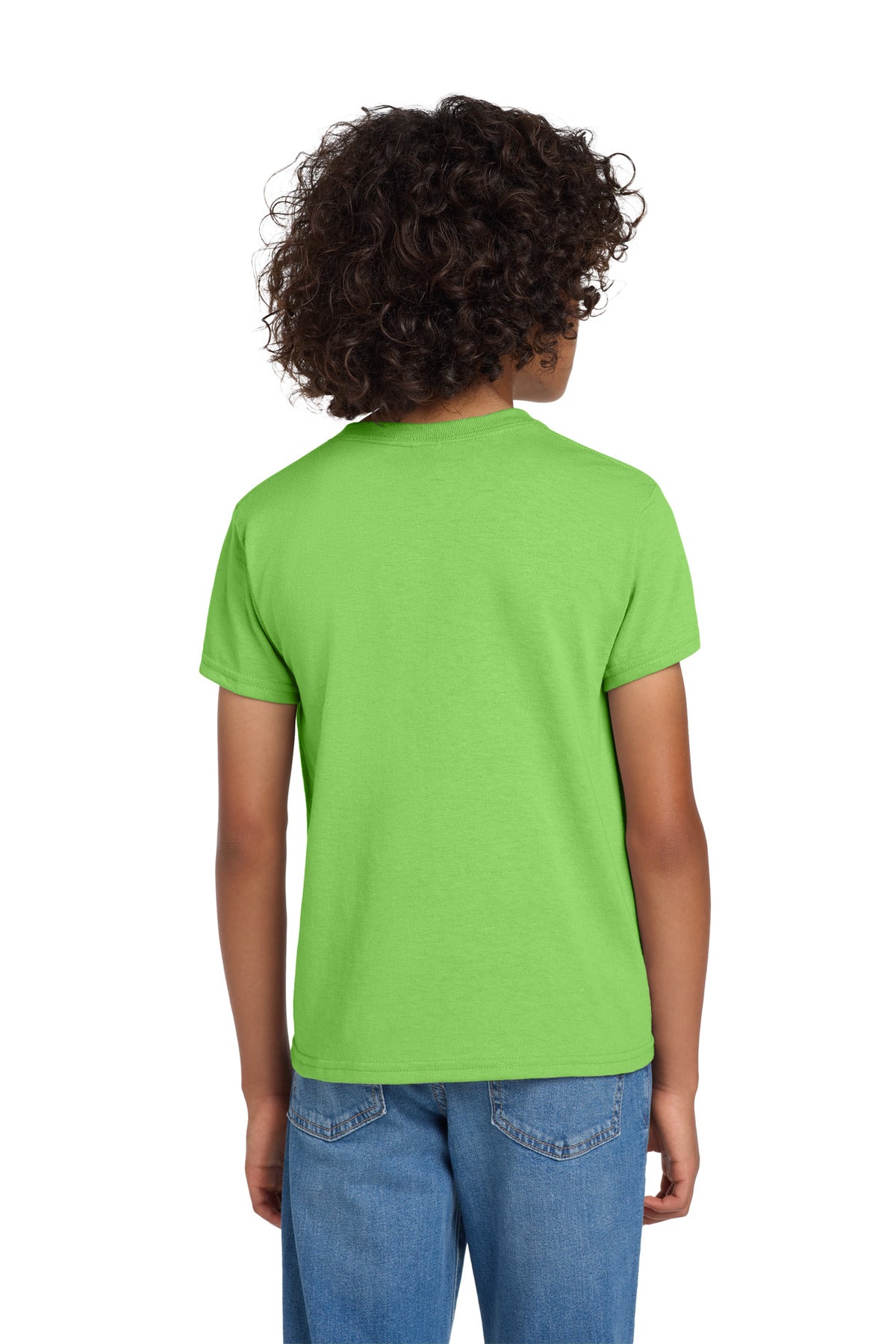 Gildan Youth DryBlend 50 Cotton/50 Poly T-Shirt.  8000B