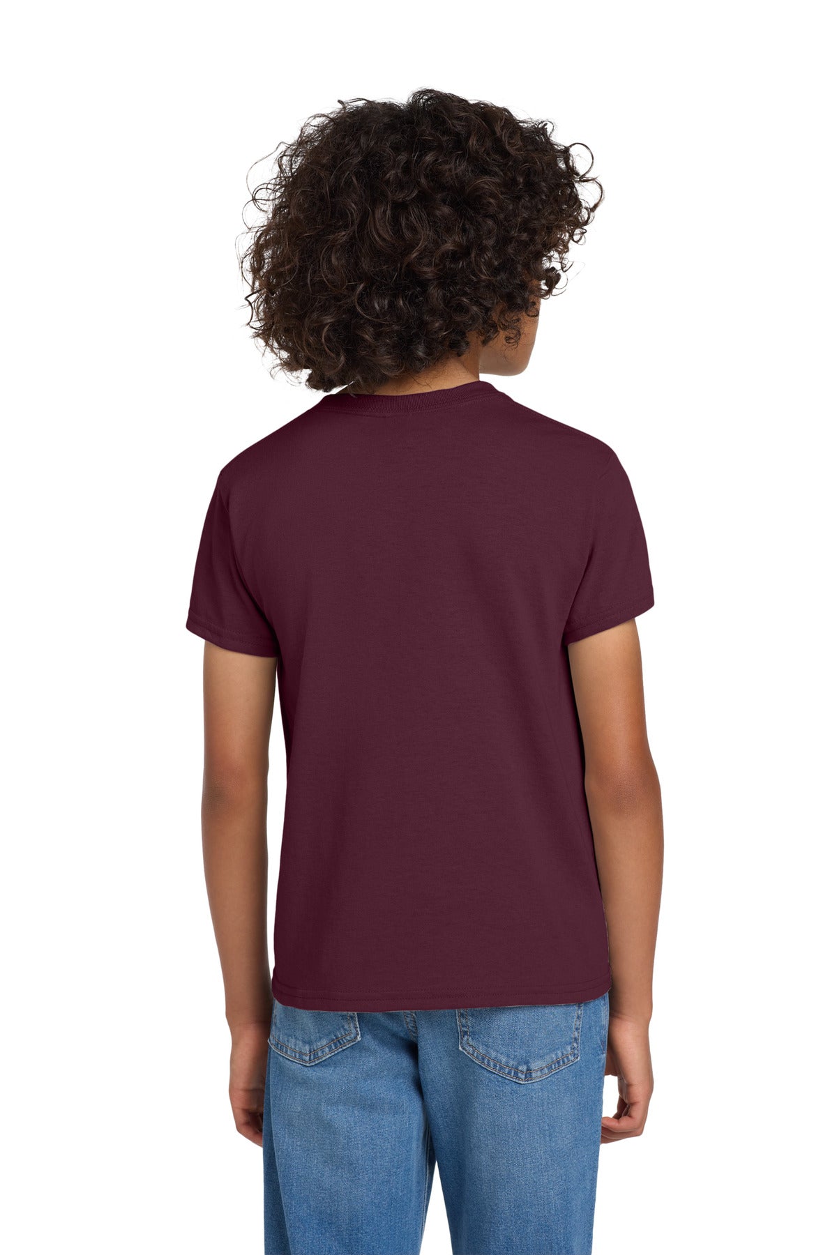 Gildan Youth DryBlend 50 Cotton/50 Poly T-Shirt.  8000B