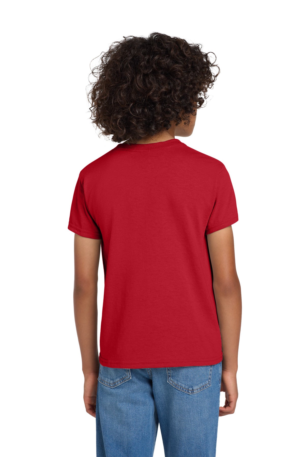 Gildan Youth DryBlend 50 Cotton/50 Poly T-Shirt.  8000B