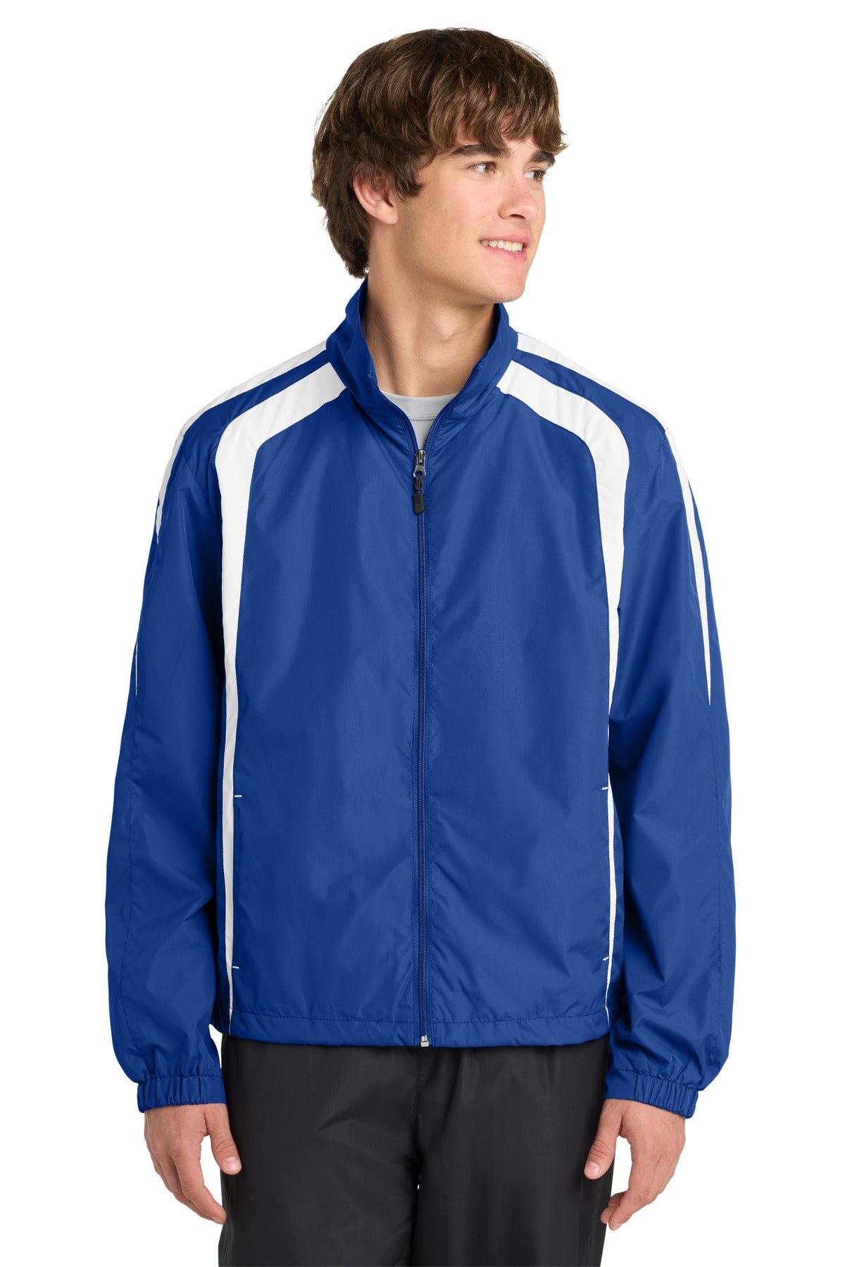 Sport-Tek Colorblock Raglan Jacket. JST60