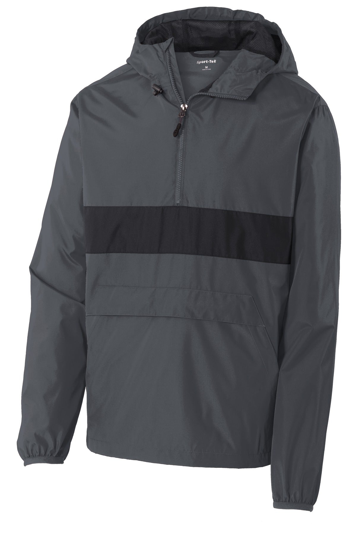 Sport-Tek Zipped Pocket Anorak. JST65