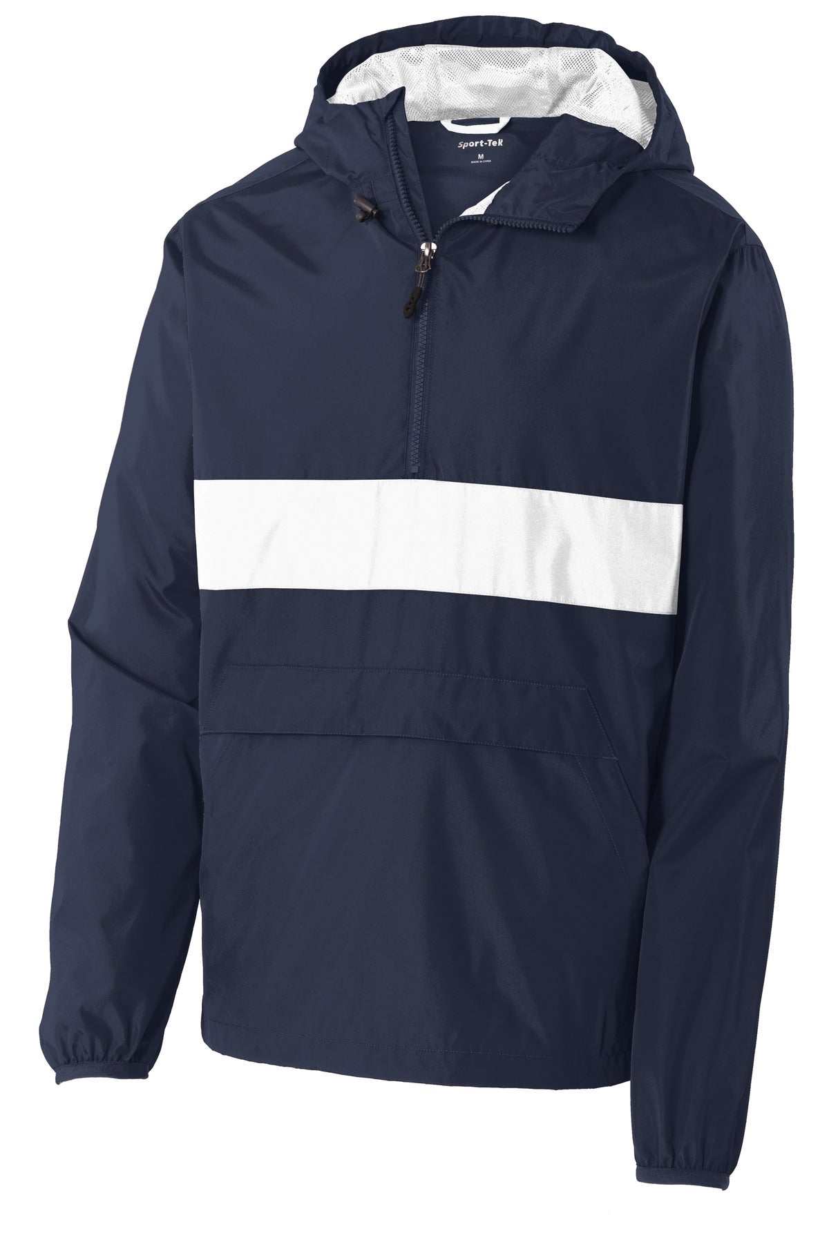Sport-Tek Zipped Pocket Anorak. JST65