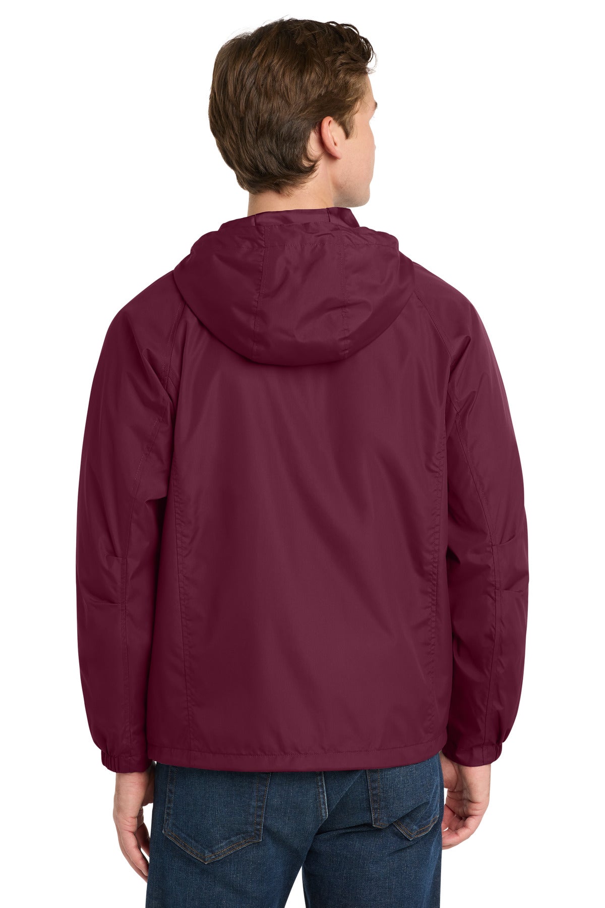 Sport-Tek Hooded Raglan Jacket. JST73