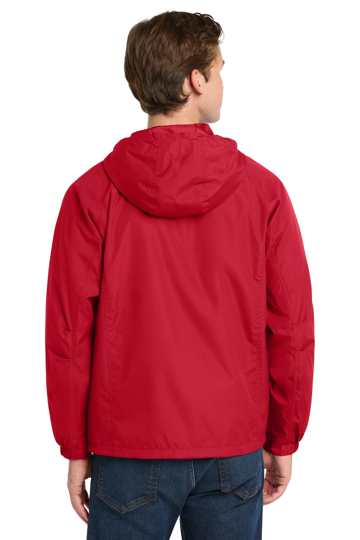 Sport-Tek Hooded Raglan Jacket. JST73