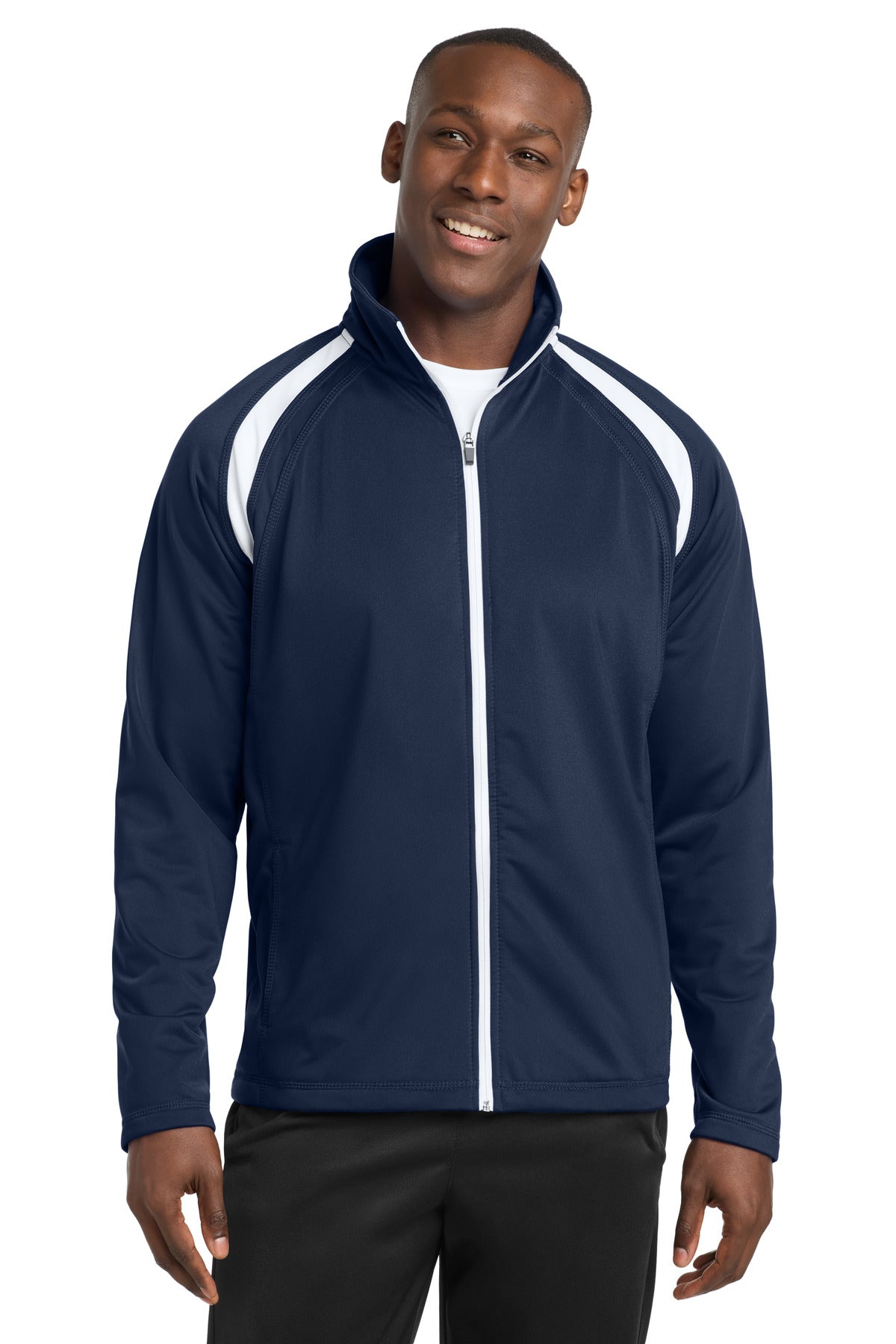 Sport-Tek Tricot Track Jacket. JST90