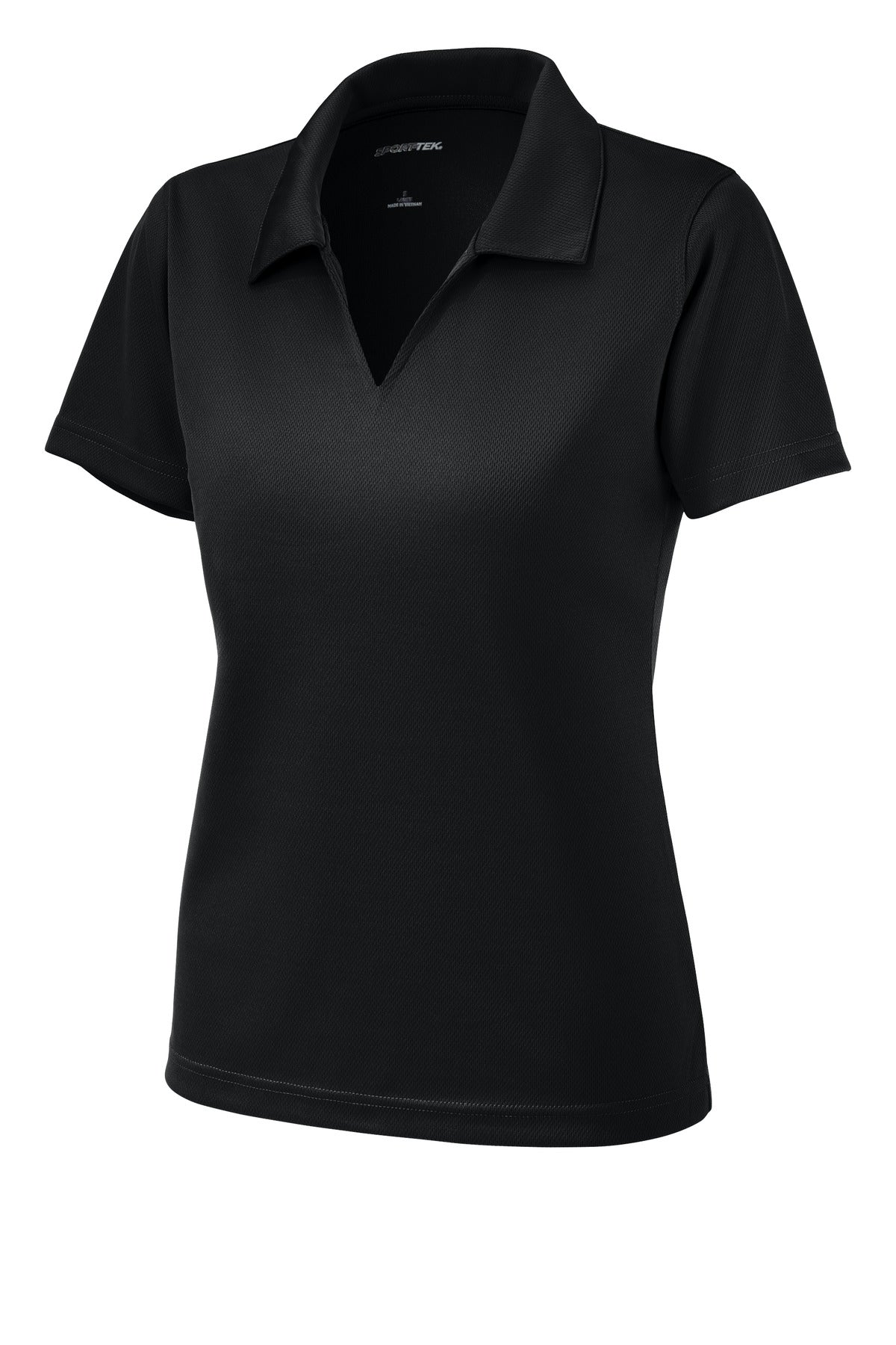 Sport-Tek Women's Dri-Mesh V-Neck Polo.  L469