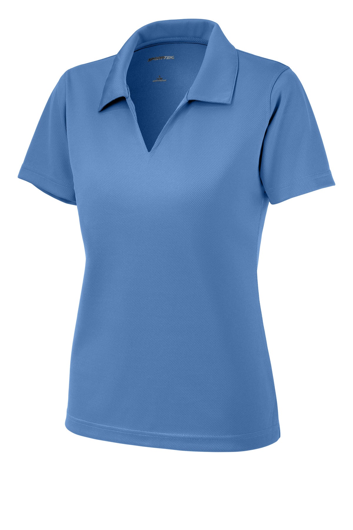 Sport-Tek Women's Dri-Mesh V-Neck Polo.  L469