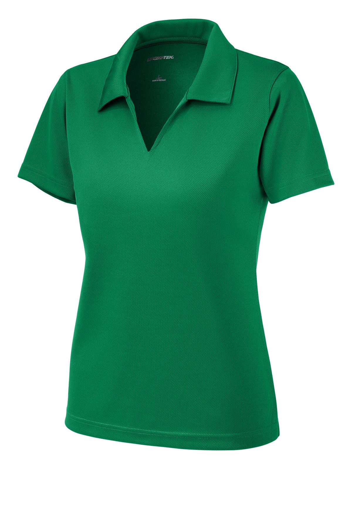 Sport-Tek Women's Dri-Mesh V-Neck Polo.  L469
