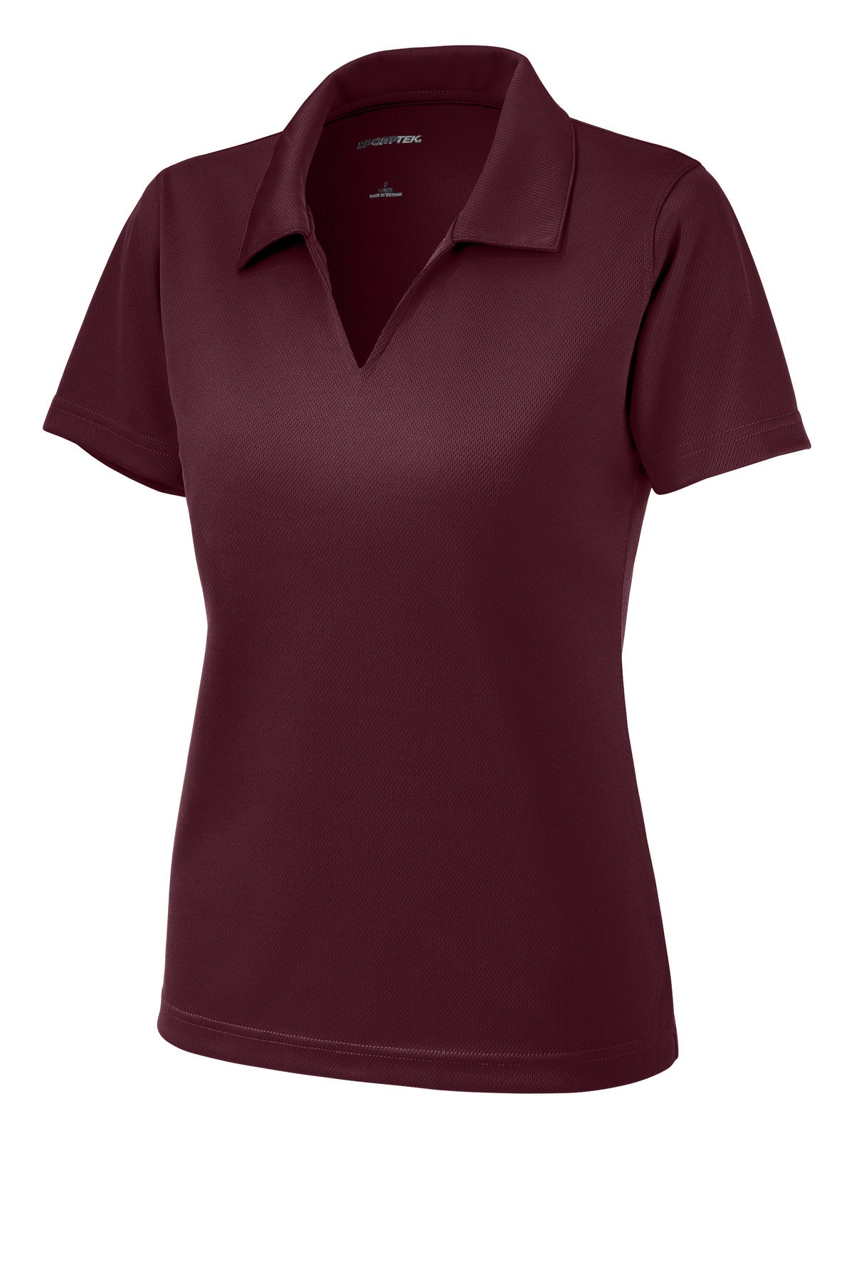 Sport-Tek Women's Dri-Mesh V-Neck Polo.  L469