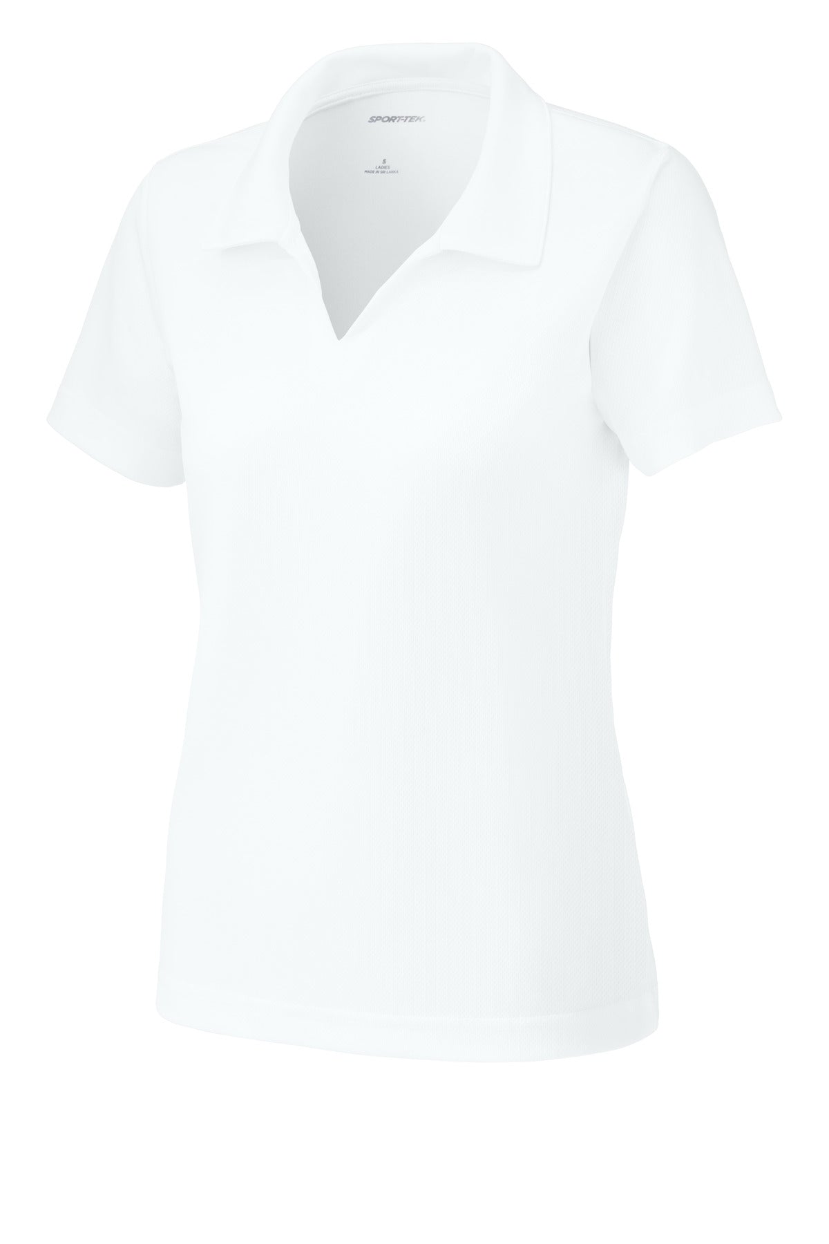 Sport-Tek Women's Dri-Mesh V-Neck Polo.  L469