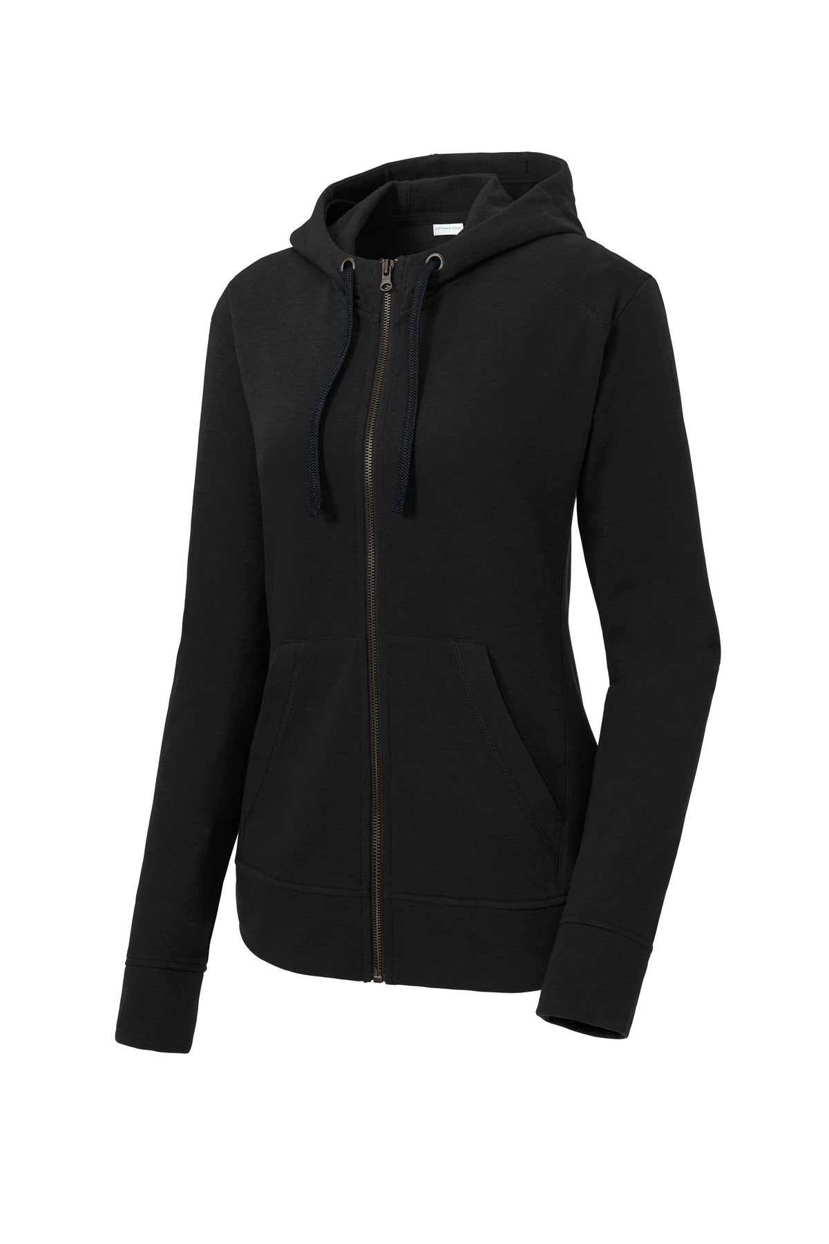Sport-Tek  Women's PosiCharge  Tri-Blend Wicking Fleece Full-Zip Hooded Jacket LST293