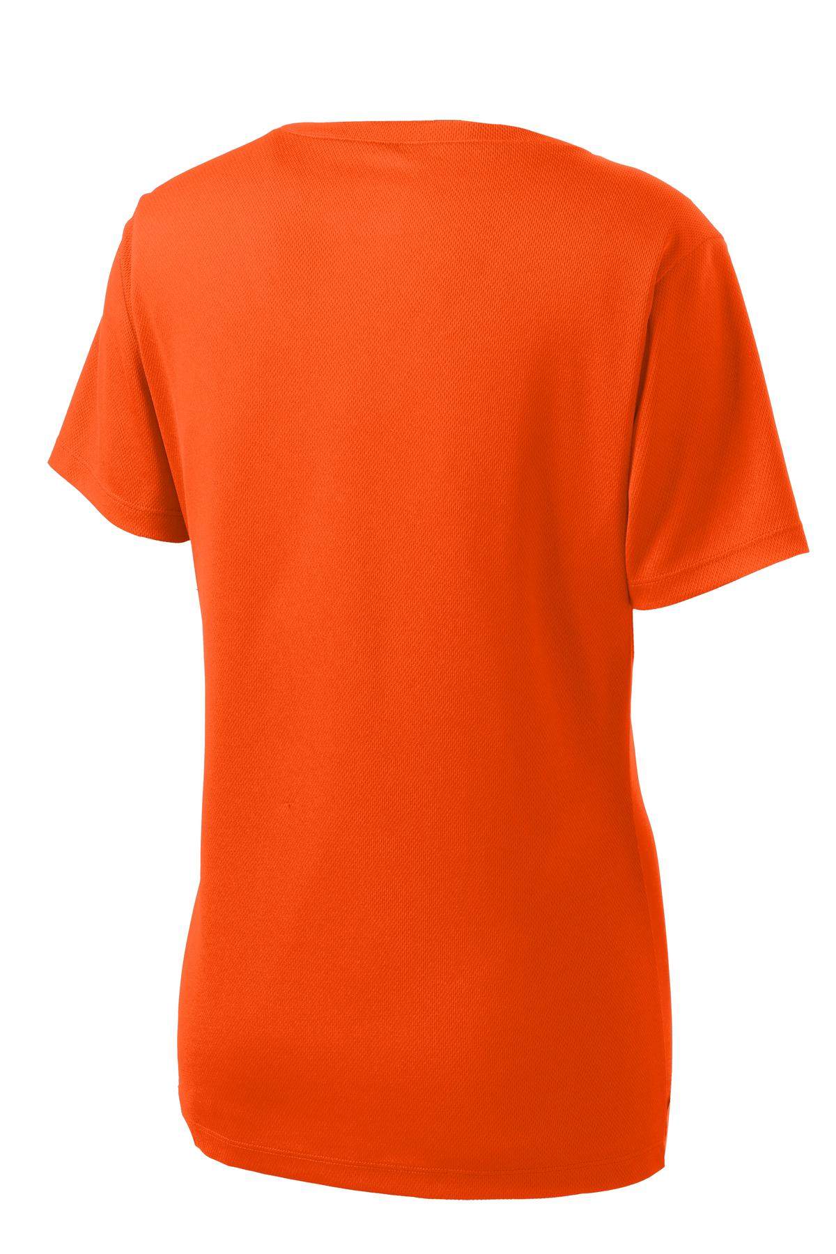 Sport-Tek Women's PosiCharge RacerMesh V-Neck Tee. LST340