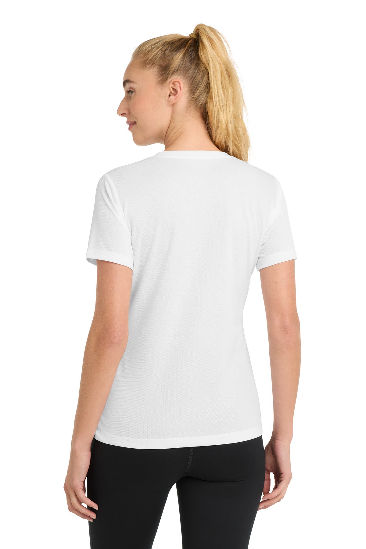Sport-Tek Women's PosiCharge RacerMesh V-Neck Tee. LST340