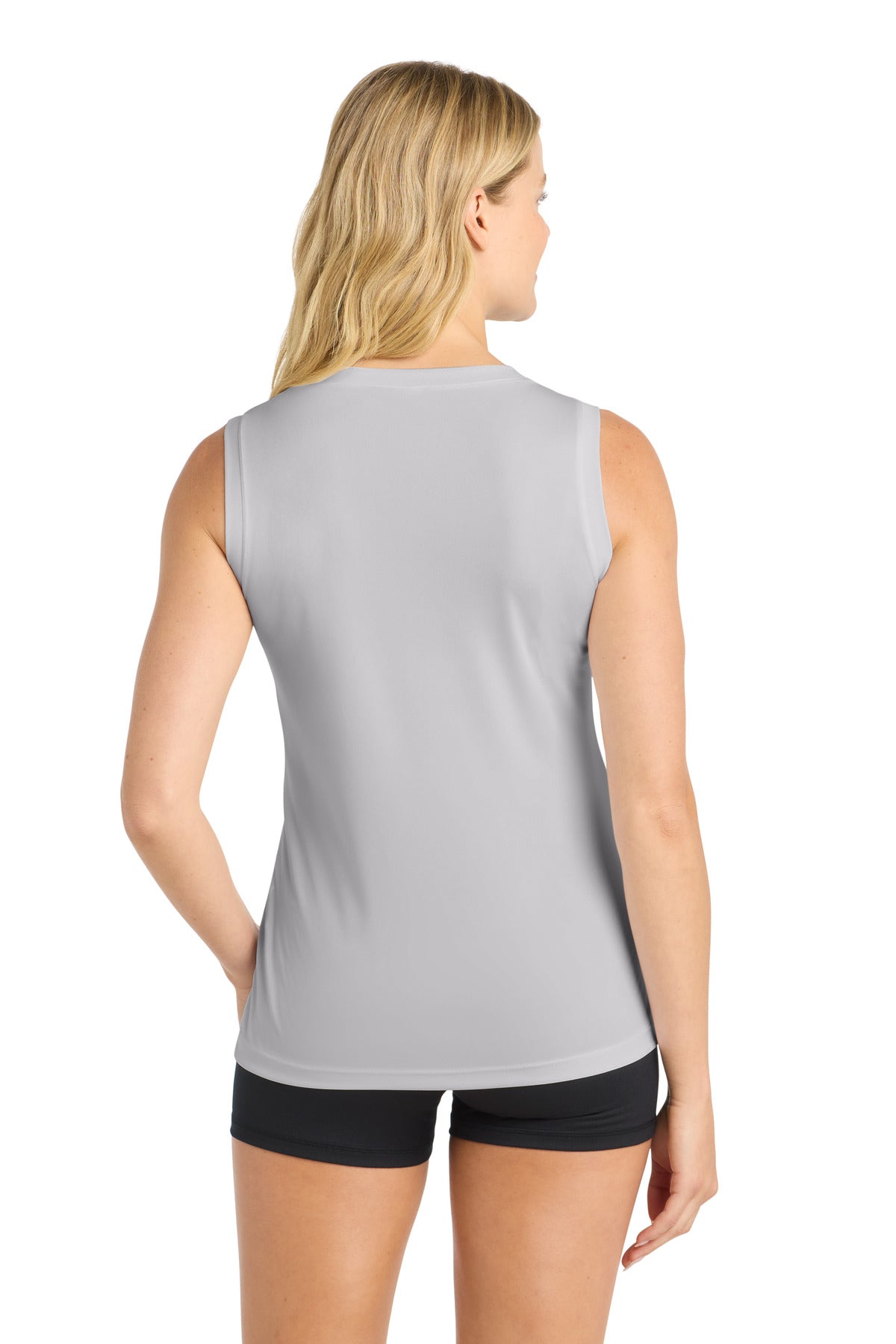 Sport-Tek Women's Sleeveless PosiCharge Competitor V-Neck Tee. LST352
