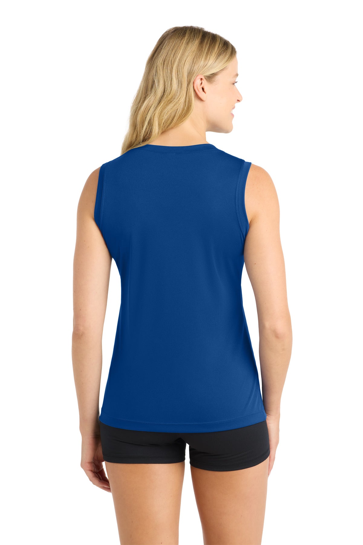 Sport-Tek Women's Sleeveless PosiCharge Competitor V-Neck Tee. LST352