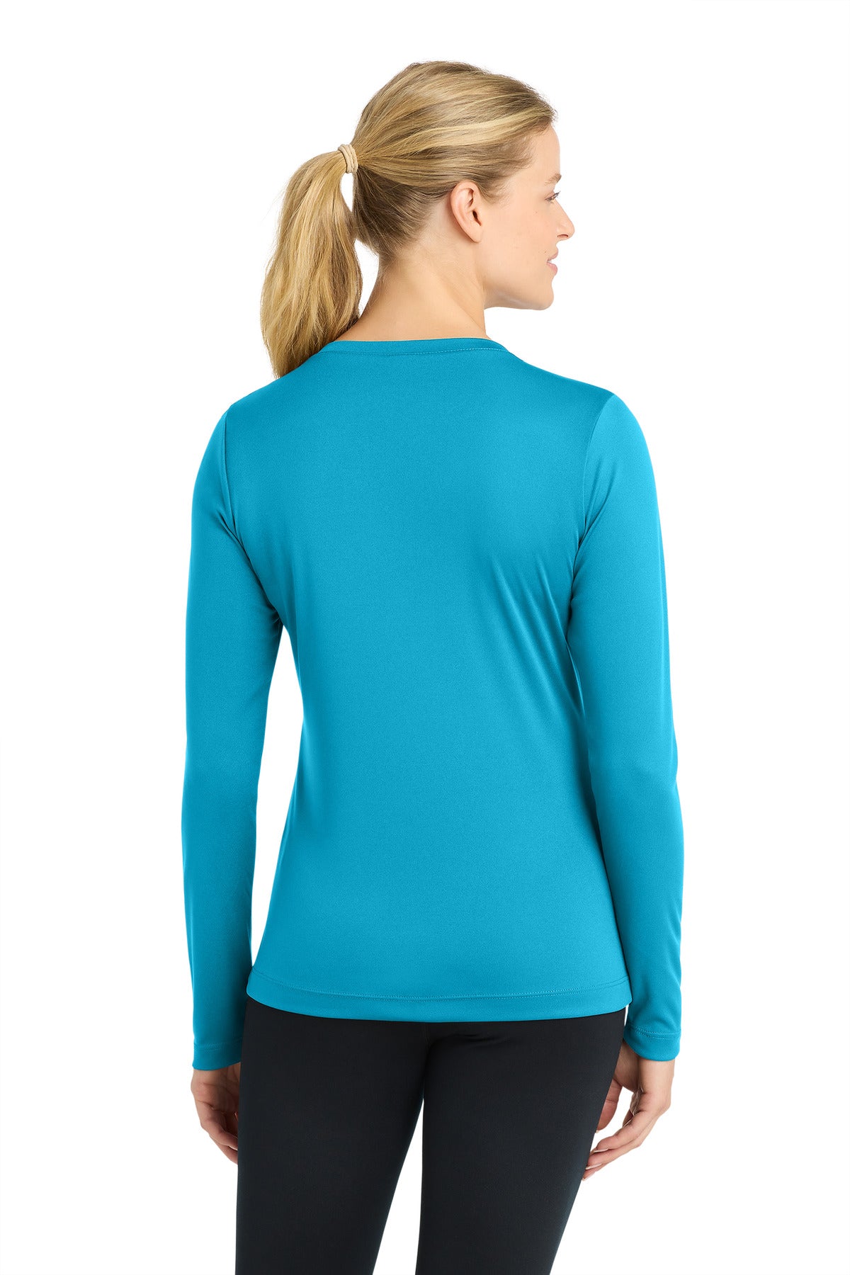 Sport-Tek Women's Long Sleeve PosiCharge Competitor V-Neck Tee. LST353LS
