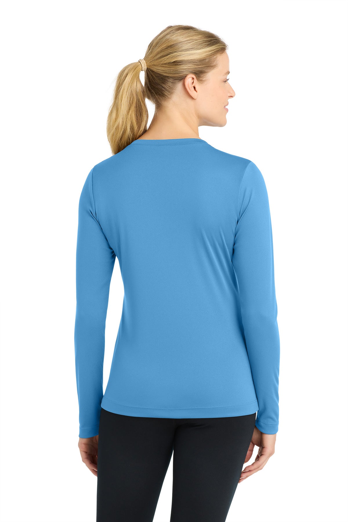 Sport-Tek Women's Long Sleeve PosiCharge Competitor V-Neck Tee. LST353LS
