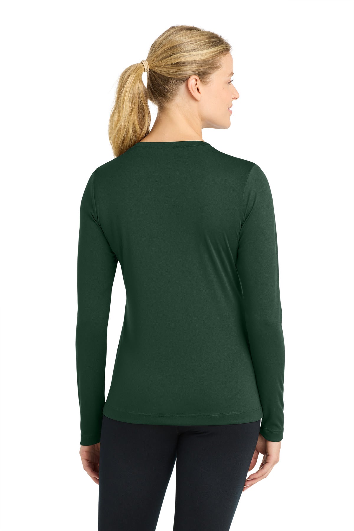 Sport-Tek Women's Long Sleeve PosiCharge Competitor V-Neck Tee. LST353LS