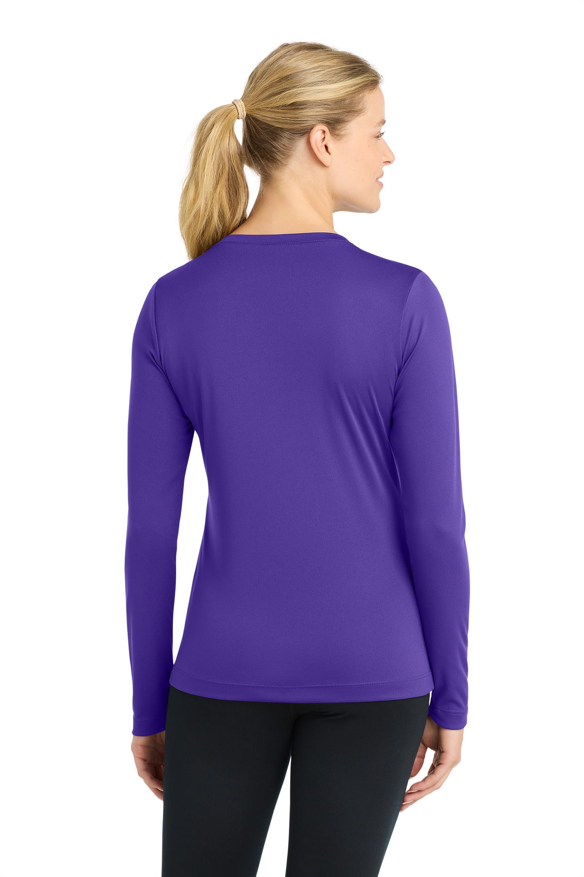 Sport-Tek Women's Long Sleeve PosiCharge Competitor V-Neck Tee. LST353LS