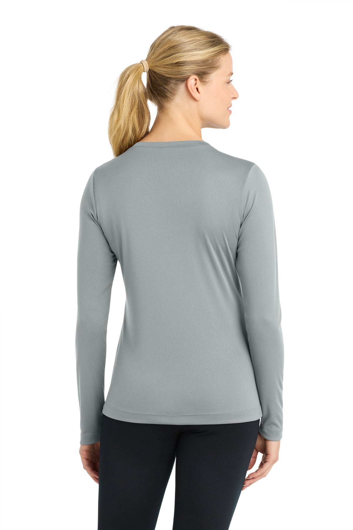 Sport-Tek Women's Long Sleeve PosiCharge Competitor V-Neck Tee. LST353LS
