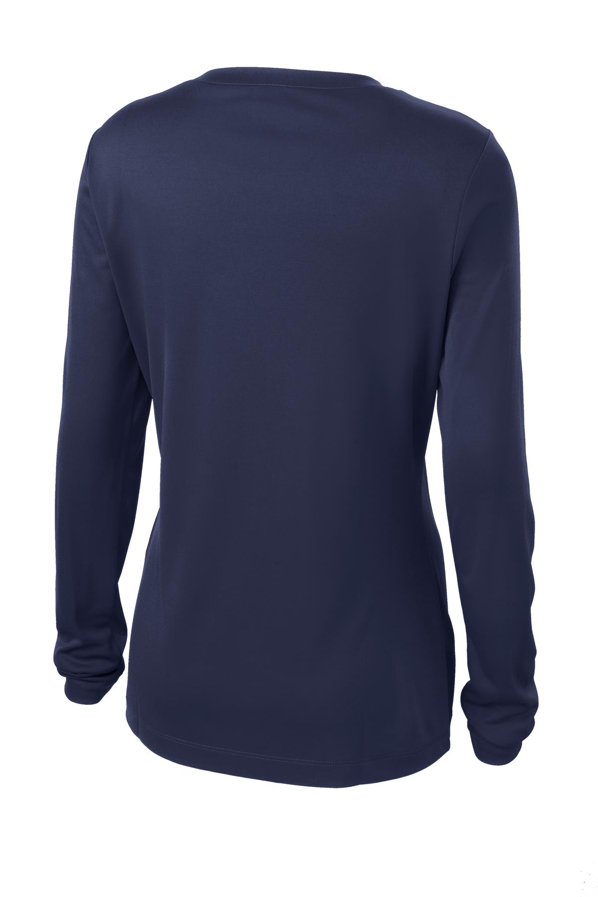 Sport-Tek Women's Long Sleeve PosiCharge Competitor V-Neck Tee. LST353LS